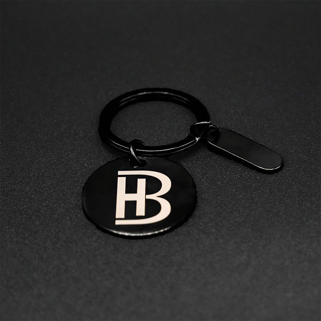 Bell Heritage Keychain - Bell Heritage Company - Black/Steel