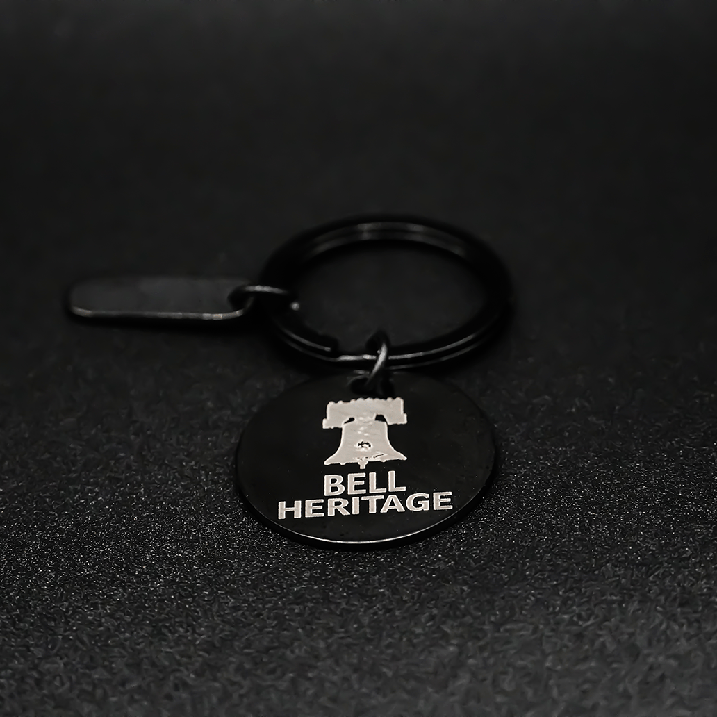 Bell Heritage Keychain - Bell Heritage Company - Black/Steel