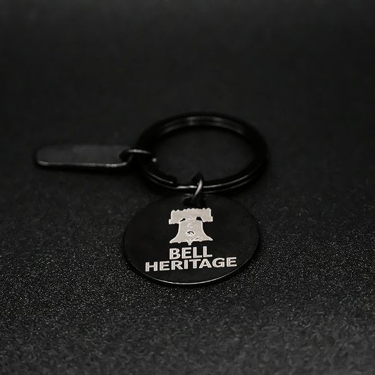 Bell Heritage Keychain - Bell Heritage Company - Black/Steel